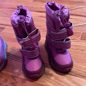 Toddler snow boots purple lands end